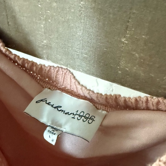 Freshman 1996|Boho knit crotchet sleeveless midi dress,Dusty rose,size large••• - Picture 8 of 11